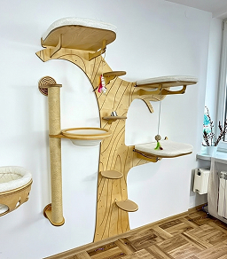 Vertical Cat Playground & Scratching Post